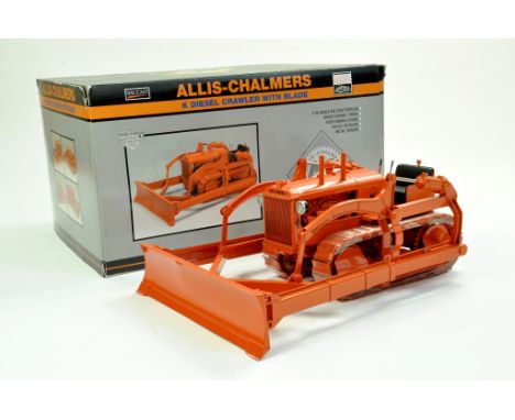 Spec Cast 1/16 Allis Chalmers K Diesel Crawler Tractor with Dozer Blade. Excellent with Excellent Original Box.  Enhanced Con