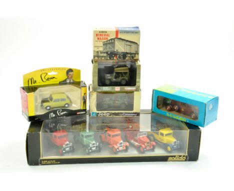 Assorted Diecast group, various makers and issues including Solido Presentation Set of vintage vehicles. Generally all excell