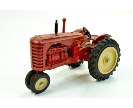 Marbil Models 1/16 Massey Harris 744D Tractor on Row Crops. Generally Excellent, a little dusty. Rare. Enhanced Condition Rep