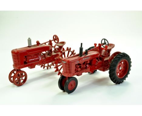 Ertl and Scale Models 1/16 diecast farm issue duo comprising IH Farmall H Show Edition Tractor Plus Metal Wheel Farmall issue