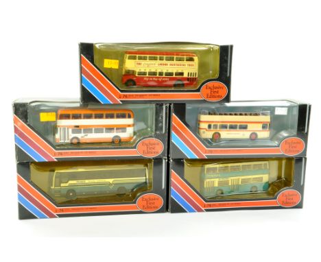 EFE Exclusive First Editions diecast 1/76 Bus / Coach issues comprising 5 Boxed Examples. Various liveries and variations. Ge