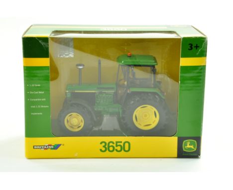 Britains 1/32 Farm Issue comprising John Deere 3650 Tractor. Excellent and secured within original box. Enhanced Condition Re