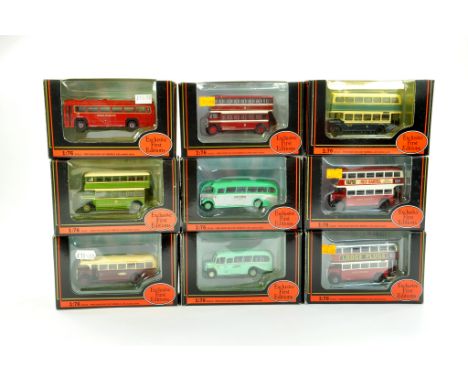 EFE Exclusive First Editions diecast 1/76 Bus / Coach issues comprising 9 Boxed Examples. Various liveries and variations. Ge