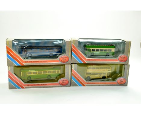 EFE Exclusive First Editions diecast 1/76 Bus / Coach issues comprising 4 Boxed Examples. Various liveries and variations. Ge