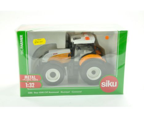 Siku 1/32 Farm Issue comprising Steyr CVT 6240 Kommunal Tractor. Excellent, complete and looks to be never removed from box, 