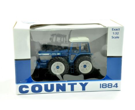 Universal Hobbies 1/32 Farm issue comprising County 1884 Q Cab Tractor. Excellent and secured within original box.  Enhanced 