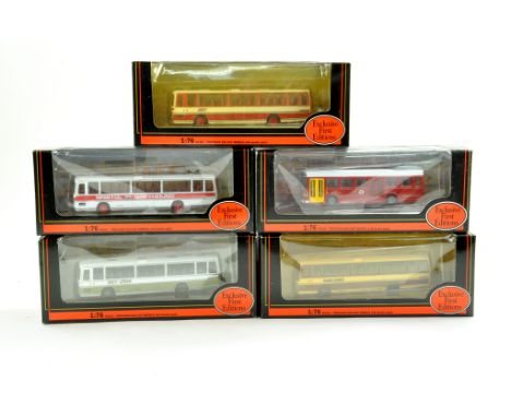 EFE Exclusive First Editions diecast 1/76 Bus / Coach issues comprising 5 Boxed Examples. Various liveries and variations. Ge