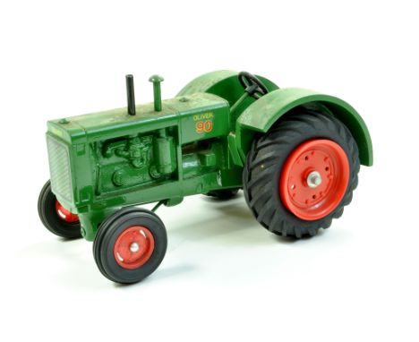 Scale Models 1/16 diecast farm issue comprising Oliver 90 Vintage Tractor. A little dusty but generally excellent. Would bene