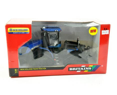 Britains 1/32 farm Issue comprising New Holland T9.670 on Tracks Converted Tractor. Excellent and secured within original box