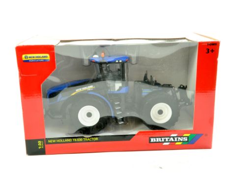 Britains 1/32 farm Issue comprising New Holland T9.530 Tractor. Excellent and secured within original box.  Enhanced Conditio