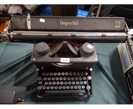 A Vintage Imperial Manual Typewriter