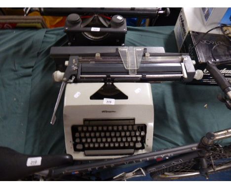 A Vintage Olympia Manual Typewriter 