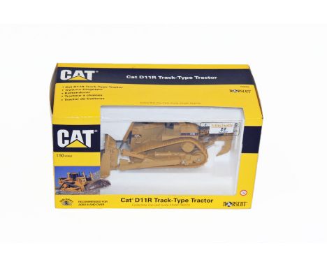 A Norscot CAT 1:50 scale D11R Track-Type Tractor with box
