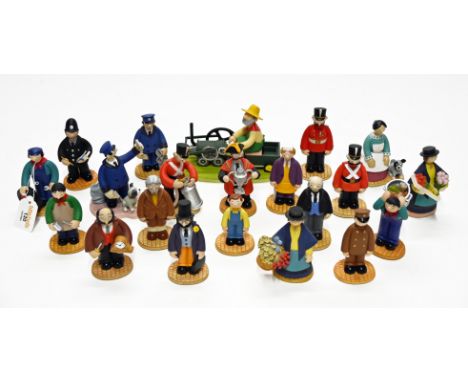 A collection of +/- 20 Robert Harrop Designs Limited 'The Camberwick Green Collection' figural ornaments, to include Mr Crock