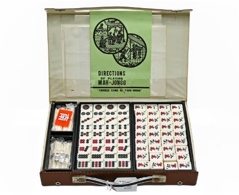 Cased Mahjong set