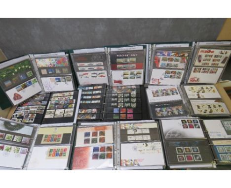 TEN FIRST DAY COVER ALBUMS / STOCK BOOKS, stamp album content to include London Underground, Merchant Navy, Musicals, Thomas 