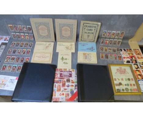 TEN ALBUMS OF CIGARETTE CARDS, to include vintage albums, Wills racehorses &amp; jockeys, Players naval uniforms, Players nat