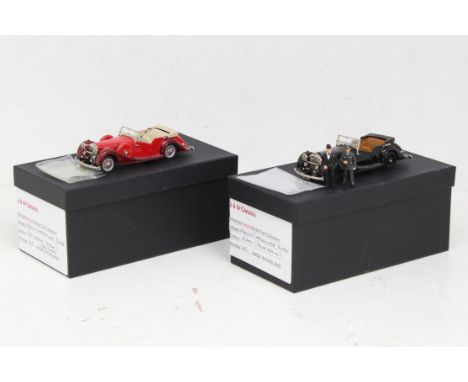 J&amp;M Classics: A pair of J &amp; M Classics boxed 1:43 vehicles, to include: Speed 25 "Charlesworth" Tourer Black (Police 