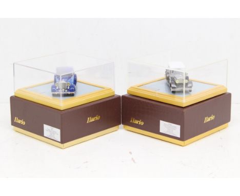 Ilario: A pair of boxed Ilario 1:43 vehicles, to include: Rolls-Royce Phantom III sn3CP144 Coupe Vesters &amp; Neirinck 1937 