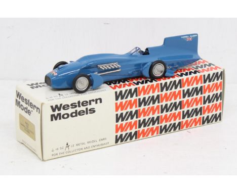 Western Models: A boxed Western Models, 1:43 Scale, 1933 Campbell Rolls-Royce Bluebird, Reference WMS9. Original box, general