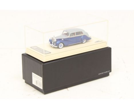 TSM Models: A boxed TSM Models 1:43 1952 Rolls-Royce Silver Wraith Touring Limousine HJ Mulliner, TSMCE154310. Original box, 