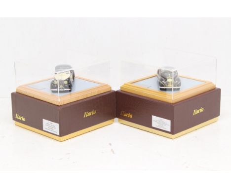 Ilario: A pair of boxed Ilario 1:43 vehicles, to include: Rolls-Royce Silver Wraith WTA45 Saoutchik 1947 Black/Beige Limited 