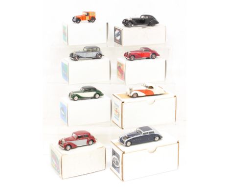 Diecast: A collection of eight 1:43 scale vehicles, to include: Danhausen, Tin Wizard, J&amp;M Classics, Tober Models and Min