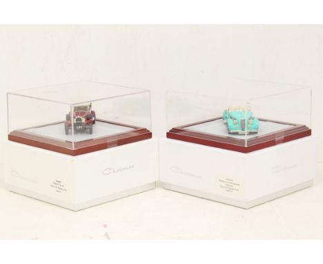 Chromes: A pair of boxed Chromes 1:43 vehicles, to include: Bugatti Type 44 Dual-Cowl Phaeton 1929 sn44311 Chro027; and Delah