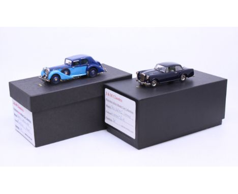 J&amp;M Classics: A pair of boxed J &amp; M Classics 1:43 vehicles, to include: TD21 Series I Saloon Midnight Blue Number 30;