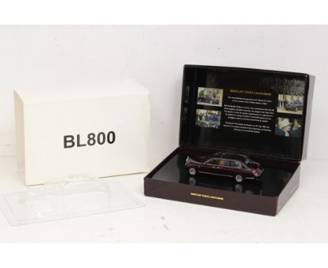 Minichamps: A boxed Paul's Model Art Minichamps 1:43 vehicle, Bentley State Limousine, Ref. 436 139700. Original box, general