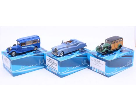 ABC Brianza: A collection of three boxed ABC Brianza 1:43 vehicles, to include: Rolls Royce 25-30 Country Bus 1938 BRK 43.248