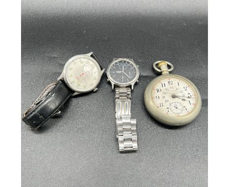 3x watches for repair,
seiko chronograph/yuri gagarin n9603,
Paull + McDonald of Vancouver bic,
pocket watch,
all need repair