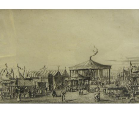 ‡ALLAN GWYNNE-JONES (1892-1982)Southwold Fair, 1927etching, signed and dated in pencil in lower marginPl. 7 7/8 x 11 3/8 in  