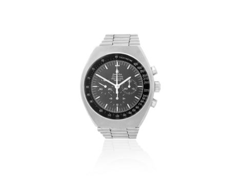 Omega. A stainless steel manual wind chronograph bracelet watchModel: Speedmaster Professional Mark IIReference: 145.014Date: