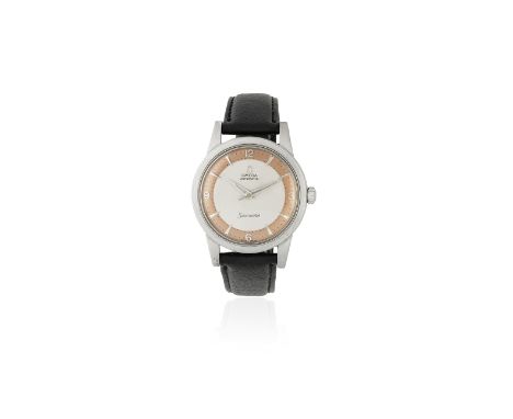 Omega. A stainless steel bumper automatic wristwatchModel: SeamasterReference: 2494-4 2657 SCDate: Circa 1951Movement: 17-jew