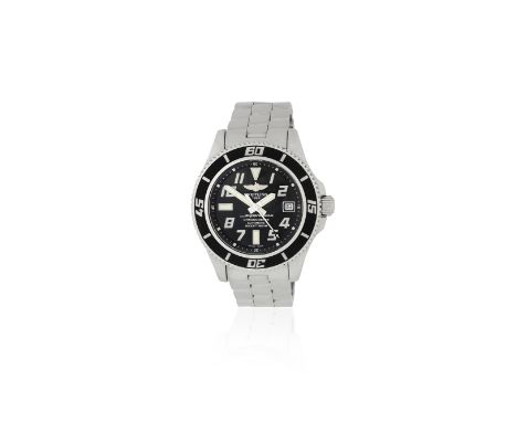 Breitling. A stainless steel automatic calendar bracelet watchModel: SuperOceanReference: A1736402Date: Sold 6th August 2012M