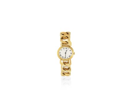 Jaeger-LeCoultre. A lady's 18K gold manual wind bracelet watchDate: Circa 1942Movement: Jewelled Cal.K818/1C manual wind, No.