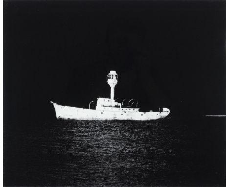 DOROTHY CROSS (B.1956)Ghost ShipIntaglio, Luminescent pigment print, 47.5 x 55cmArtist's Proof