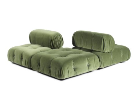 MARIO BELLINI (B.1935)A five-piece 'Camaleonda' sofa by Mario Bellini, for B&amp;B Italia in Green Mohair. Italy, c.1978. 96 