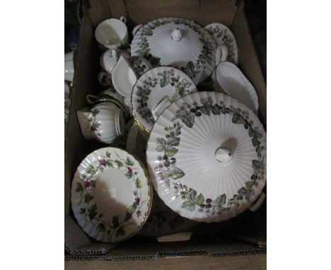 A box of Royal Worcester Lavinia china