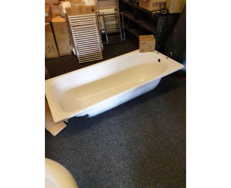 { Option of lots:  887 } 1 X Kaldewei MeisterstÃ¼ck Enamel Bath New With Feet 1800mm X 800mm