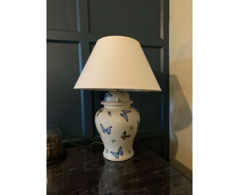 India Jane Butterfly Table Lamp 42cm Complete With Shade