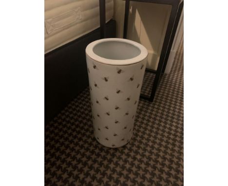India Jane Bee Pattern Ceramic Umbrella Stand 20 x 45cm