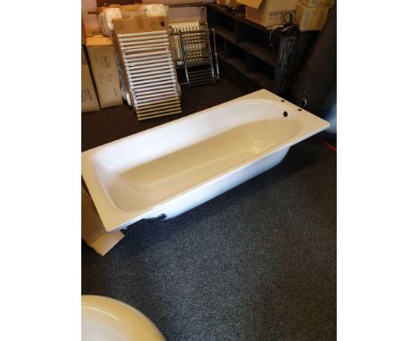 { Option of lots:  886 } 1 X Kaldewei MeisterstÃ¼ck Enamel Bath New With Feet 1800mm X 800mm