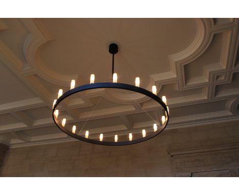 { Option of lots:  70, 71, 72 } Fontanaarte Chandelier By David Chipperfield 19 Candle Light Chandelier Handmade In Italy Rem