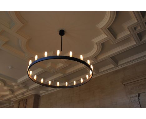 { Option of lots:  70, 71, 72 } Fontanaarte Chandelier By David Chipperfield 19 Candle Light Chandelier Handmade In Italy Rem