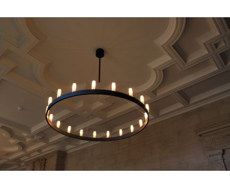 { Option of lots:  70, 71, 72 } Fontanaarte Chandelier By David Chipperfield 19 Candle Light Chandelier Handmade In Italy Rem