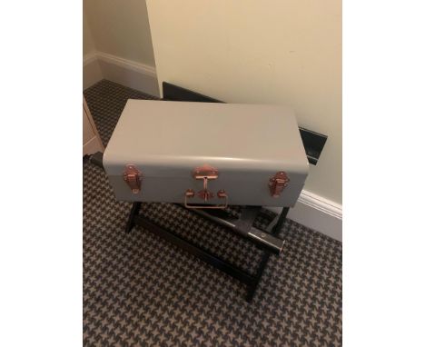 Decorative Metal Steamer Trunk