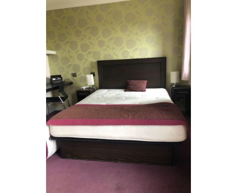 { Option of lots:  794 } 2 x King Size Beds & Double Beds With Headboards 8x Bedside Tables 6x Sets Of Drapes  4x Hanspree 22