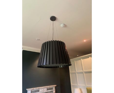 TANK Ceiling Pendant By Alexander Taylor Evoking The Form Of A Pleated Fabric Shade With Rhythmic Folds Of Sheet Metal  Alexa